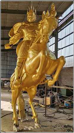 景觀銅馬擺件、