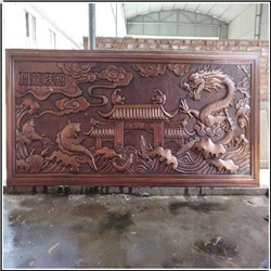鯉魚(yú)躍龍門(mén)銅浮雕