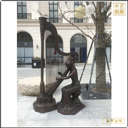 廣場(chǎng)音樂主題人物銅雕