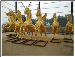 廠(chǎng)家供應(yīng)銅馬雕塑